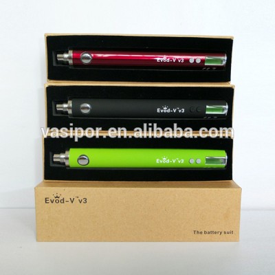 new vaporizer pen Evod vv3 variable voltage Evod vv3 mega pass through